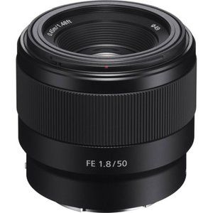 Sony FE 50mm f/1.8 camera lens